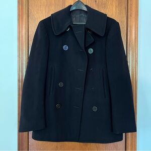 WWII Vintage 1940s Men’s Naval Wool Pea Coat - Naval Uniform
